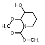 CAS 登录号：828699-57-6， 甲基3-羟基-2-甲氧基-1-哌啶羧酸酯