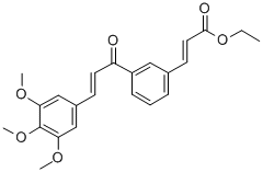 CAS 登录号：82885-70-9， (E,E)-3-(3-(1-氧代-3-(3,4,5-三甲氧基苯基)-2-丙烯基)苯基)-2-丙烯酸乙酯