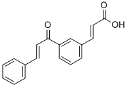 CAS 登录号：82885-72-1， (E,E)-3-(3-(1-氧代-3-苯基-2-丙烯基)苯基)-2-丙烯酸