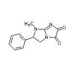 CAS#: 828931-67-5, 1-Methyl-2-phenyl-2,3-dihydro-1H-imidazo[1,2-a]imidazole-5,6-dione