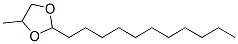 CAS 登录号：82925-11-9， 4-甲基-2-十一烷基-1,3-二氧戊环