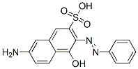CAS 登录号：83006-40-0， 7-氨基-4-羟基-3-(苯基偶氮)萘-2-磺酸
