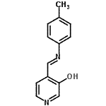CAS#: 830317-02-7, 4-{(E)-[(4-Methylphenyl)imino]methyl}-3-pyridinol