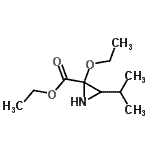 CAS#: 83049-82-5, Ethyl 2-ethoxy-3-isopropyl-2-aziridinecarboxylate