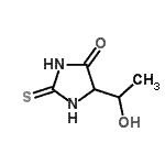 CAS 登录号：83178-72-7， 5-(1-羟基乙基)-2-硫代-4-咪唑烷酮