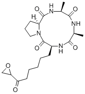 CAS#: 83209-65-8, Cyclo(2-amino-8-oxo-9,10-epoxydecanoic acid-prolyl-alanyl-alanine)