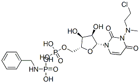 CAS 登录号：83210-83-7， 4-(N-2-氯乙基-N-甲基氨基)-苄基磷酰胺六尿苷酸