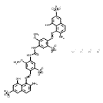 CAS 登录号：83221-55-0， 钾钠氢5,5'-{羰基二[亚氨基(5-甲氧基-2-磺酸-4,1-亚苯基)-2,1-二氮烯二基]}二(6-氨基-4-羟基-2-萘磺酸酯)(1:1:2:1)