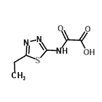 CAS 登录号：83244-82-0， [(5-乙基-1,3,4-噻二唑-2-基)氨基](氧代)乙酸