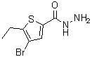 CAS 登录号：832737-57-2， 4-溴-5-乙基-2-噻吩甲酰肼