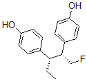 CAS 登录号：83303-93-9， 1-氟去甲己雌酚