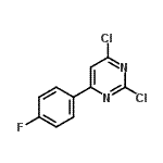 CAS 登录号：833472-84-7， 2,4-二氯-6-(4-氟苯基)嘧啶