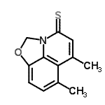 CAS 登录号：83367-37-7， 6,7-二甲基-4H-[1,3]恶唑并[5,4,3-Ij]喹啉-4-硫酮