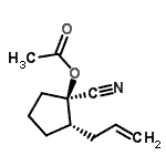 CAS#: 834885-59-5, (1R,2S)-2-Allyl-1-cyanocyclopentyl acetate