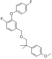 CAS#: 83492-95-9, 1-Fluoro-2-(4-Fluorophenoxy)-4-[[2-(4-Methoxyphenyl)-2-Methyl-Propoxy] Methyl]Benzene