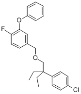 CAS 登录号：83493-19-0， 4-((2-(4-氯苯基)-2-乙基丁氧基)甲基)-1-氟-2-苯氧基-苯