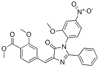 CAS#: 83495-08-3, Methyl 2-Methoxy-4-[(E)-[1-(2-Methoxy-4-Nitro-Phenyl)-5-Oxo-2-Phenyl-Imidazol-4-Ylidene]Methyl]Benzoate