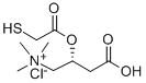 CAS 登录号：83544-83-6， (R)-3-羧基-2-((巯基乙酰基)氧基)-N,N,N-三甲基-1-丙基氯化铵
