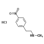 CAS#: 83554-67-0, N-Methyl-2-(4-nitrophenyl)ethanamine hydrochloride (1:1)
