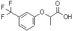 CAS 登录号：836-35-1， 2-[3-(三氟甲基)苯氧基]丙酸