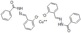 CAS 登录号：83614-45-3， (水杨醛苯甲酰基叠氮酸)铜 (II)