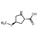 CAS 登录号：83624-61-7， (4R)-4-(甲硫基)-L-脯氨酸