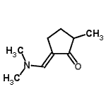 CAS 登录号：836628-66-1， (2E)-2-[(二甲基氨基)亚甲基]-5-甲基环戊酮