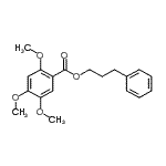 CAS 登录号：836669-76-2， 3-苯基丙基2,4,5-三甲氧基苯甲酸酯
