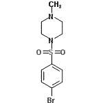 CAS 登录号：837-12-7， 1-[(4-溴苯基)磺酰基]-4-甲基哌嗪