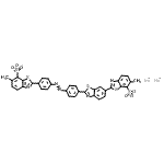CAS 登录号：83721-50-0， 二钠6-甲基-2'-(4-{[4-(6-甲基-7-磺酸-1,3-苯并噻唑-2-基)苯基]偶氮}苯基)-2,6'-联-1,3-苯并噻唑-7-磺酸酯