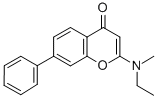 CAS 登录号：83767-02-6， 2-(乙基甲基氨基)-7-苯基-4H-1-苯并吡喃-4-酮
