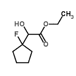 CAS 登录号：83769-22-6， 乙基(1-氟环戊基)(羟基)乙酸酯