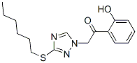 CAS#: 83783-55-5, 2-[3-(Hexylthio)-1H-1,2,4-Triazol-1-Yl]-1-(2-Hydroxyphenyl)Ethan-1-One