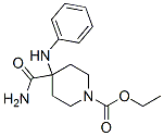 CAS 登录号：83783-72-6， 4-氨基甲酰-4-(苯基氨基)哌啶-1-羧酸乙酯
