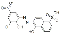 CAS 登录号：83784-14-9， 6-[(3-氯-2-羟基-5-硝基苯基)偶氮]-5-羟基萘-1-磺酸