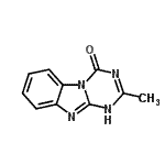 CAS 登录号：83786-01-0， 2-甲基[1,3,5]三嗪并[1,2-a]苯并咪唑-4(1H)-酮