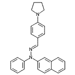 CAS#: 83799-84-2, 1-(4-{(E)-[2-Naphthyl(phenyl)hydrazono]methyl}phenyl)pyrrolidine