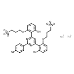 CAS 登录号：83803-41-2， 二钠3,3'-{[6-(4-氯苯基)-1,3,5-三嗪-2,4-二基]二[(3-羟基-2,1-亚苯基)氧基]}二(1-丙烷磺酸酯)
