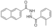 CAS 登录号：83803-94-5， 2-(2-萘甲酰)-1-(邻甲苯甲酰)肼