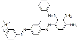 CAS#: 83803-99-0, 3-[[4-[[Diamino(Phenylazo)Phenyl]Azo]-m-Tolyl]Azo]-N,N,N-Trimethylanilinium Chloride