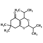 CAS#: 83814-62-4, 2,4-Diisopropyl-7,7-dimethyl-4,6,7,8-tetrahydro-5H-1,3-benzodioxin-5-one