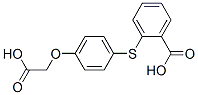 CAS 登录号：83817-54-3， 2-[[4-(羧基甲氧基)苯基]硫代]苯甲酸