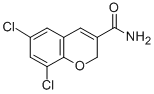 CAS 登录号：83823-24-9， 6,8-二氯-2H-1-苯并吡喃-3-甲酰胺