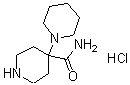 CAS#: 83833-30-1, 1,4'-Bipiperidine-4'-carboxamide hydrochloride (1:1)