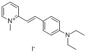 CAS 登录号：83846-70-2， 2-(4-二乙基氨基苯乙烯基)-1-甲基吡啶鎓碘化物