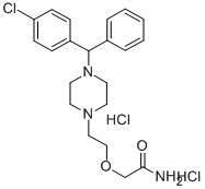 CAS 登录号：83881-42-9， 2-(2-(4-((2-氯苯基)苄基)-(哌嗪-1-基))乙氧基)-乙酰胺二盐酸盐
