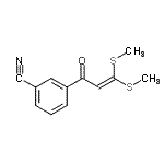 CAS#: 838871-76-4, 3-[3,3-Bis(methylsulfanyl)acryloyl]benzonitrile