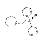 CAS 登录号：83898-29-7， 4-(1-氮杂环庚基)-2,2-二苯基丁腈