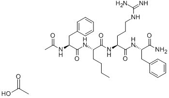 CAS 登录号：83903-28-0， 乙酰基-苯丙氨酰-正亮氨酰-精氨酰-苯丙氨酰胺乙酸盐