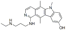 CAS 登录号：83948-22-5， 1-[[3-(乙胺)丙基]氨基]-5,6,11-三甲基-6H-吡啶并[4,3-B]咔唑-9-醇
